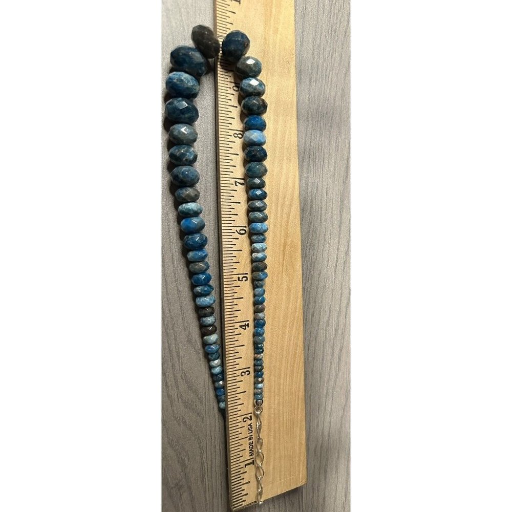 Jay King DTR Mine Finds Sterling Silver Blue Apatite Necklace & Earring Set - Picture 6 of 11